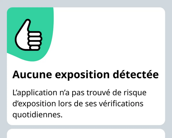 A box indicates a status of OK. A thumbs-up icon on a green background hints that everything is OK, and the main content confirms that everything is OK